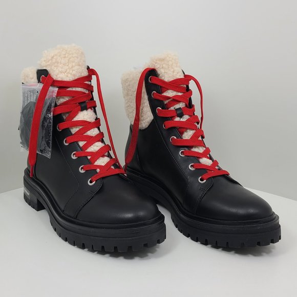 Kenneth Cole Rhode Lace Up Boot Cozy Waterproof - NEW - Picture 1 of 9